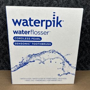 Waterpik Water Flosser Sensonic Toothbrush Cordless Pearl STW-03W020 Combo Pack